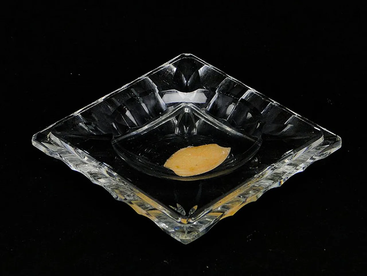 Posacenere Art Déco di Val Saint Lambert, Belgio, anni '50. 1