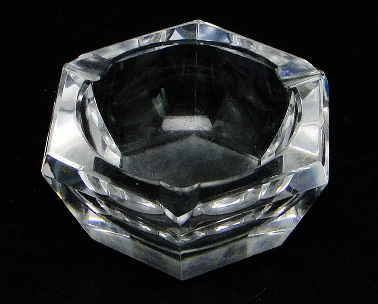 Posacenere Art Déco proveniente da Val St Lambert, Belgio, anni '50. 5