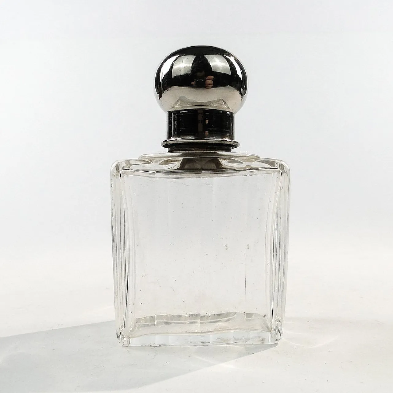 Fiaschetta in cristallo Art Déco, Francia, anni '30 1