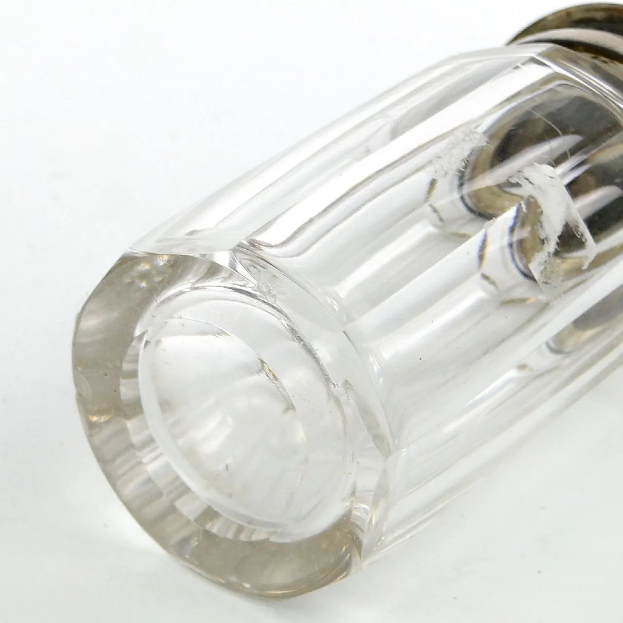 Contenitore per senape Biedermeier tedesco con cucchiaino, anni '30, set da 2 2