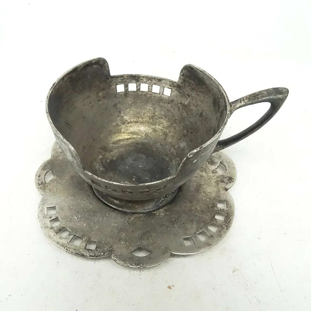 Art Nouveau tea basket from W&G, early 20th century 3