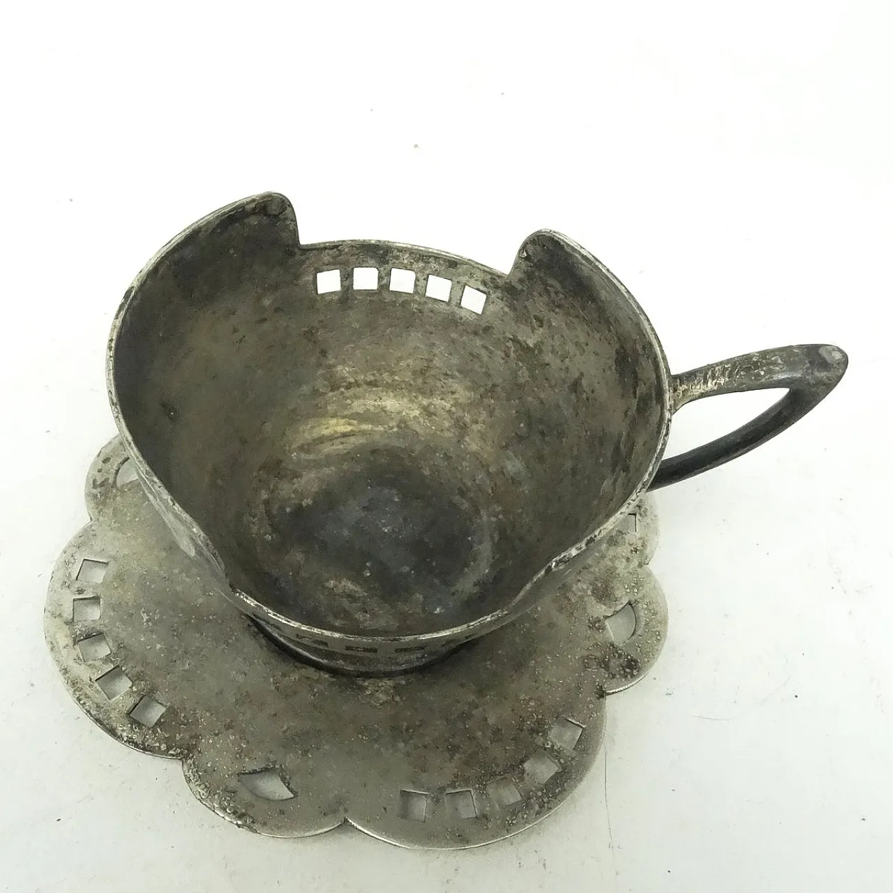 Art Nouveau tea basket from W&G, early 20th century 8