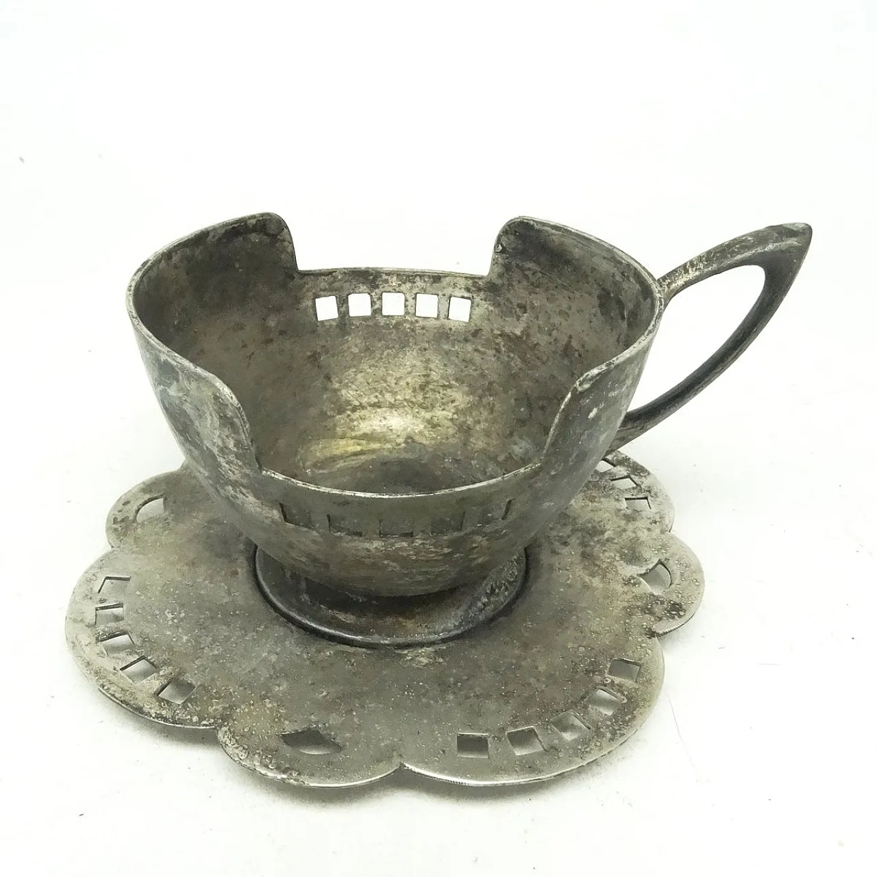 Art Nouveau tea basket from W&G, early 20th century 9