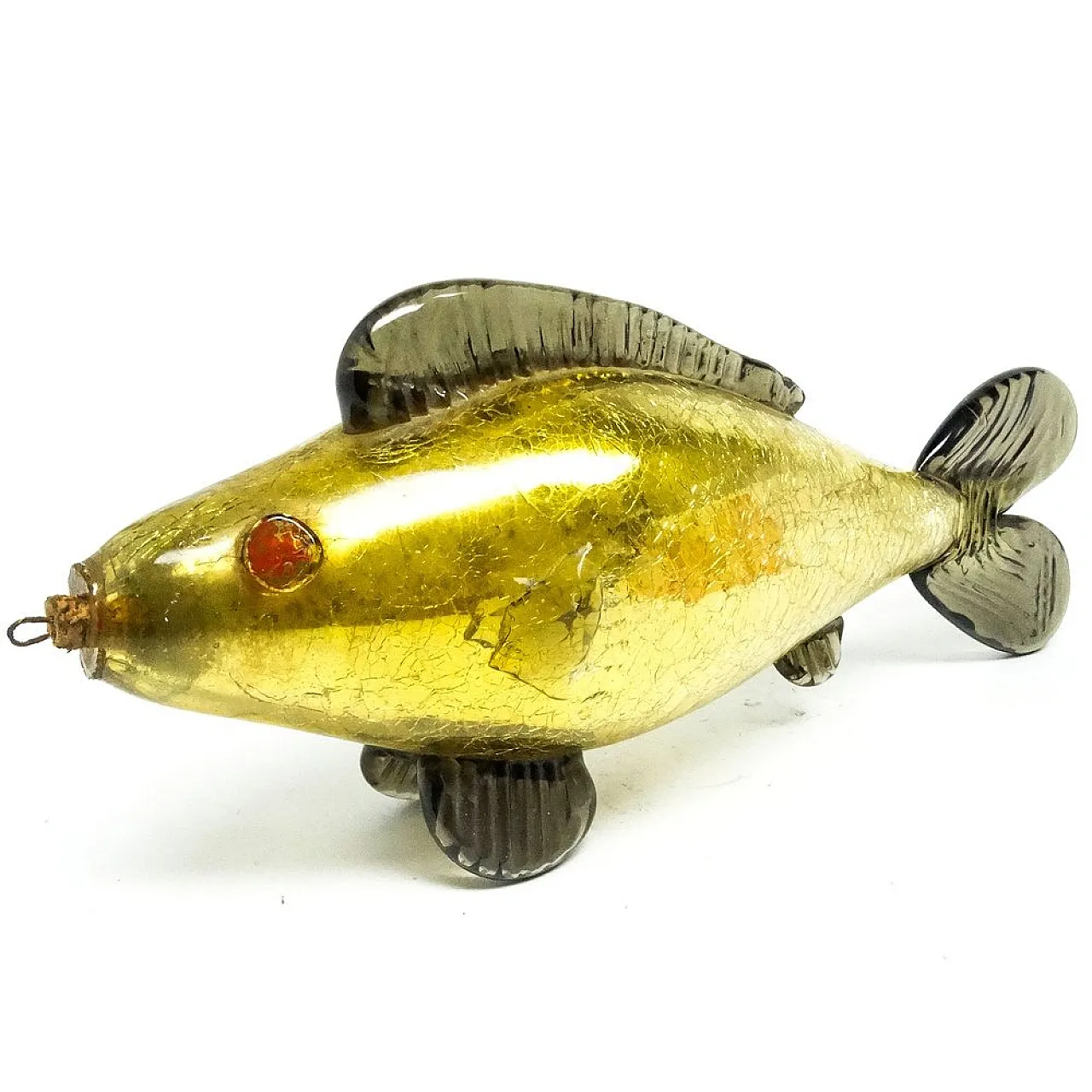 Statuetta di pesce in vetro, ex Cecoslovacchia, anni '60 2