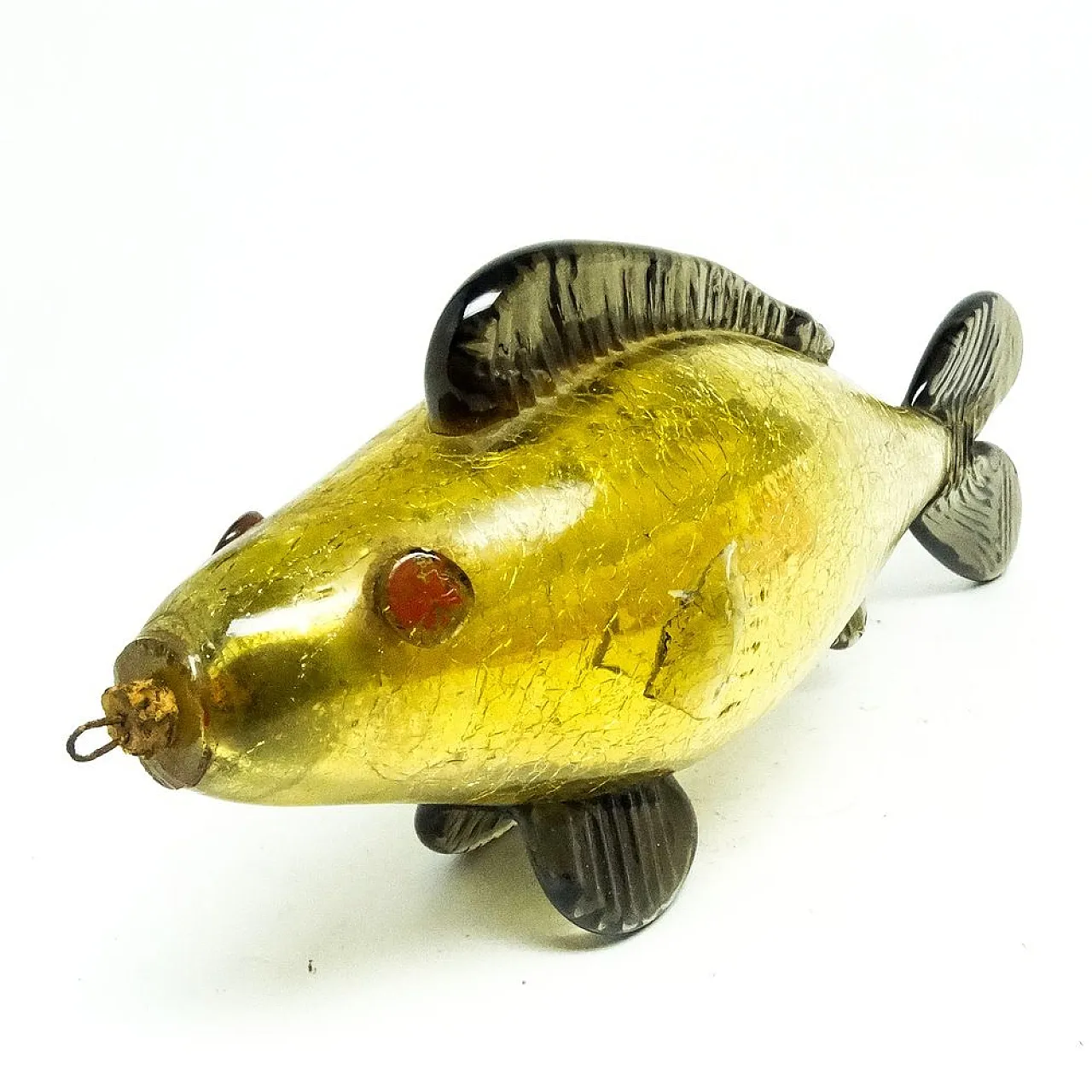 Statuetta di pesce in vetro, ex Cecoslovacchia, anni '60 12