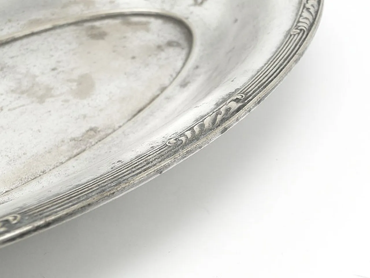 Oval silver-plated derving dish, 20th century 4