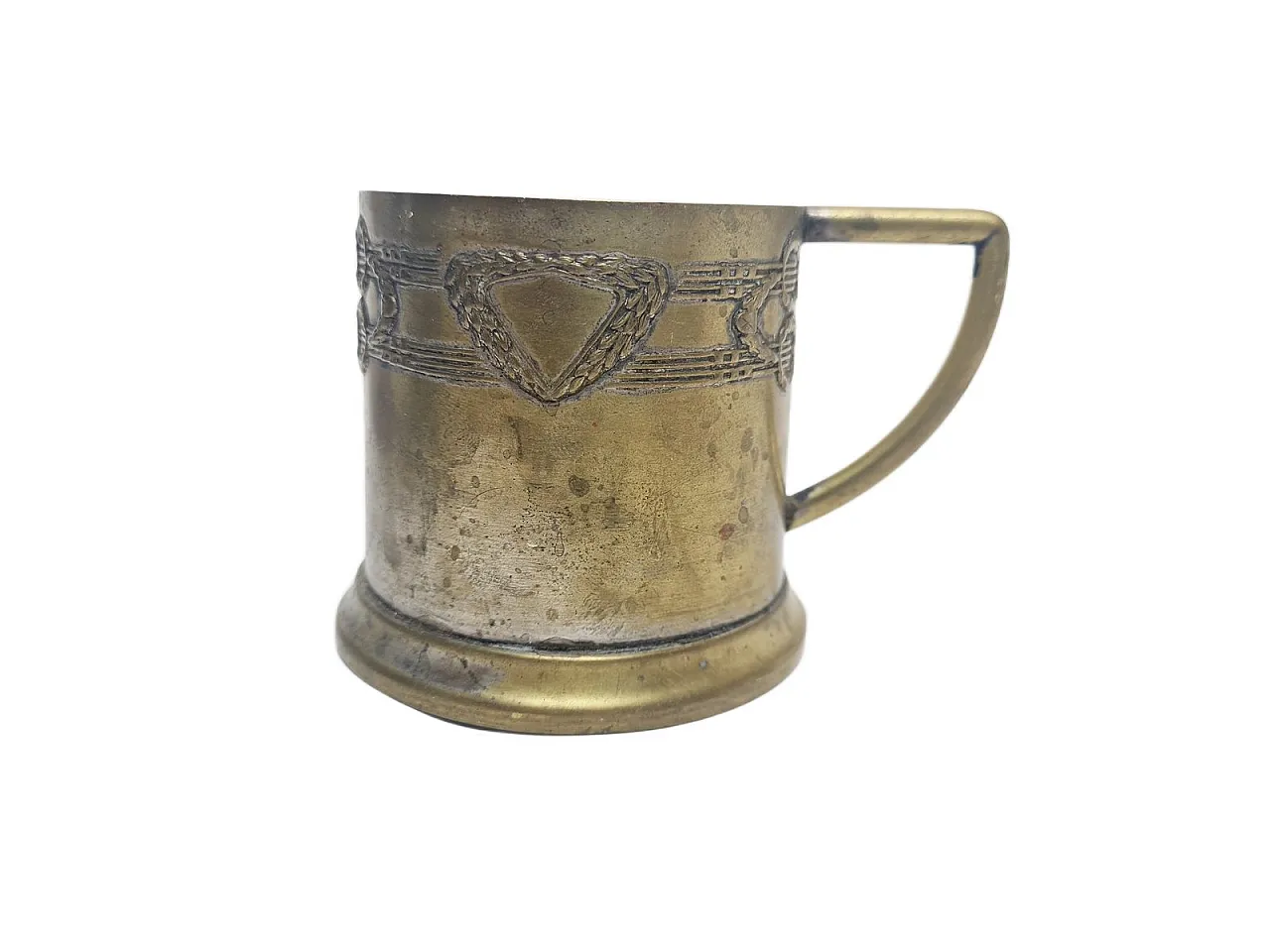 Tazza antica in ottone 1