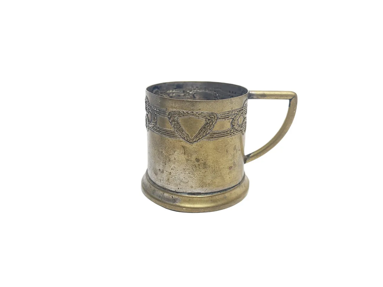 Tazza antica in ottone 2