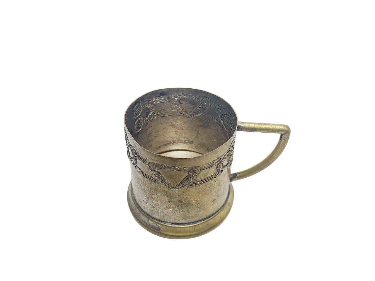 Tazza antica in ottone 3