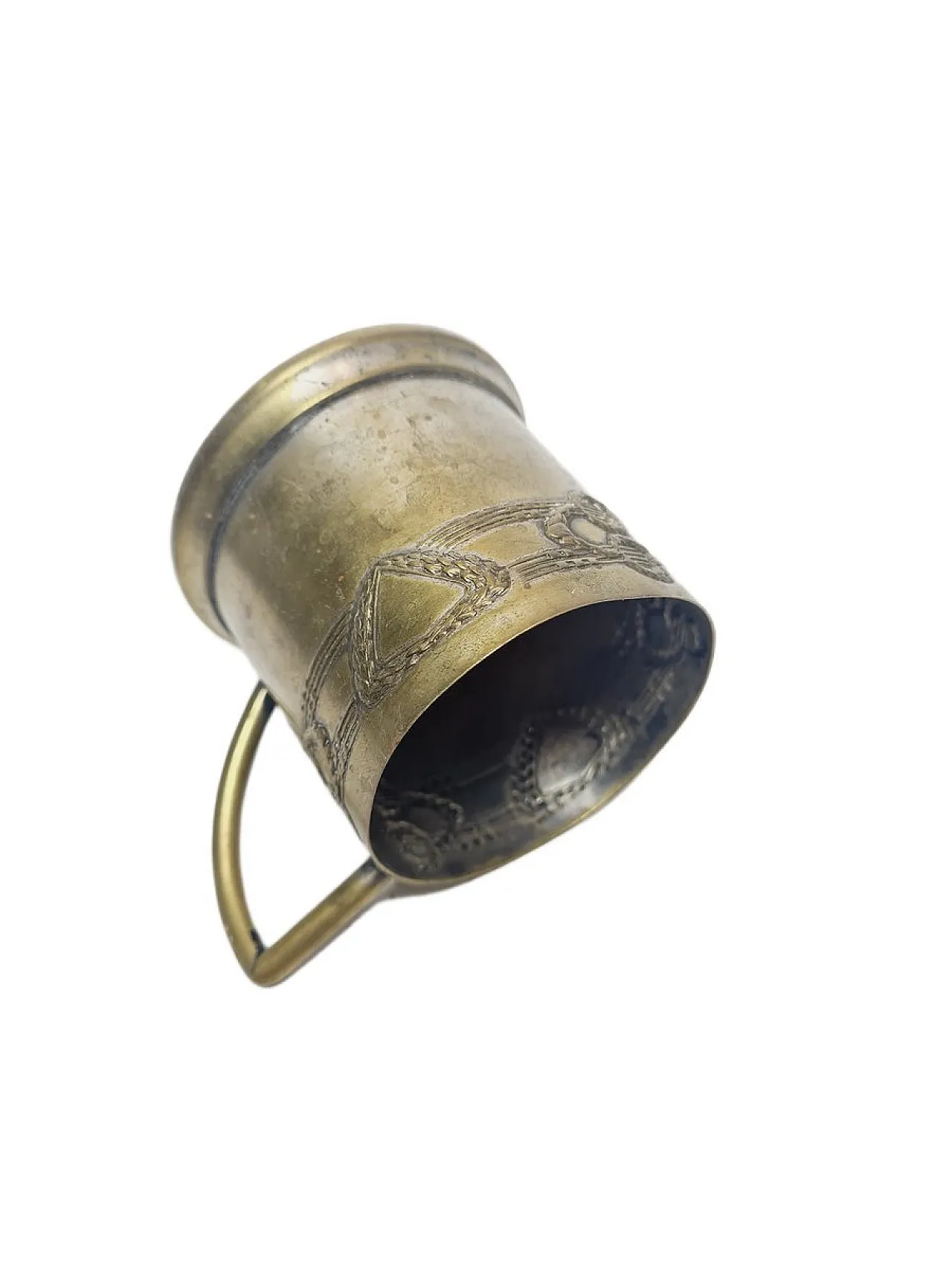 Tazza antica in ottone 4