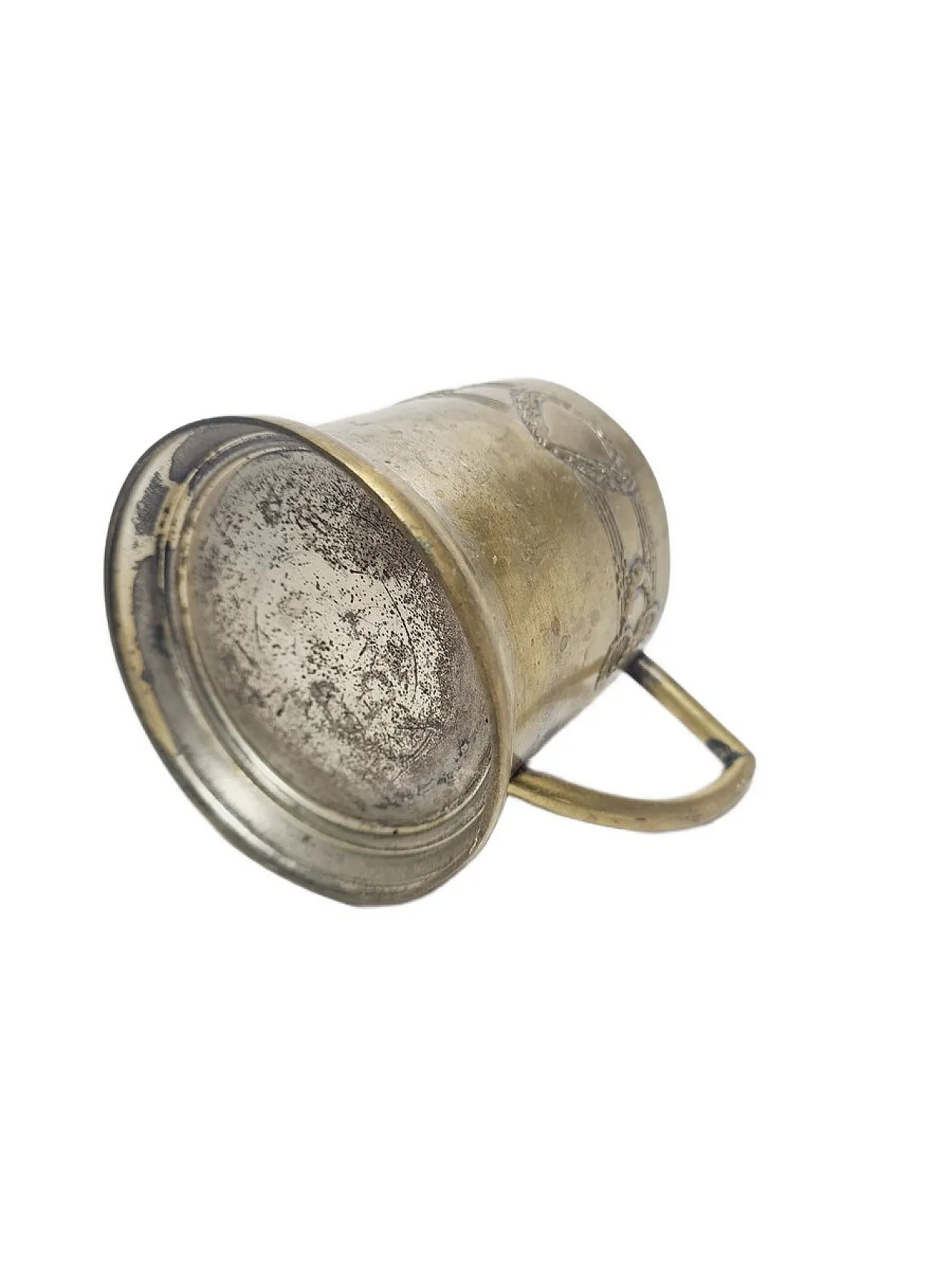 Tazza antica in ottone 5