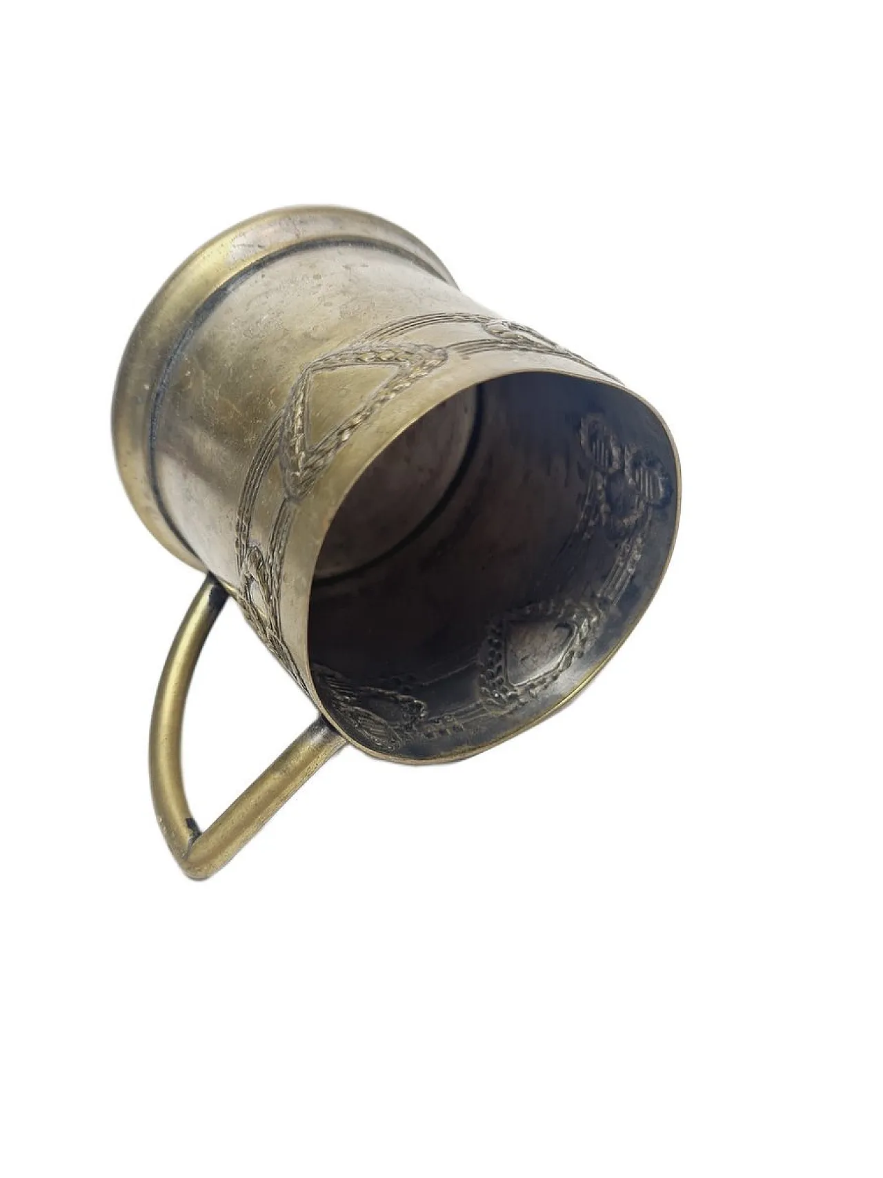 Tazza antica in ottone 7