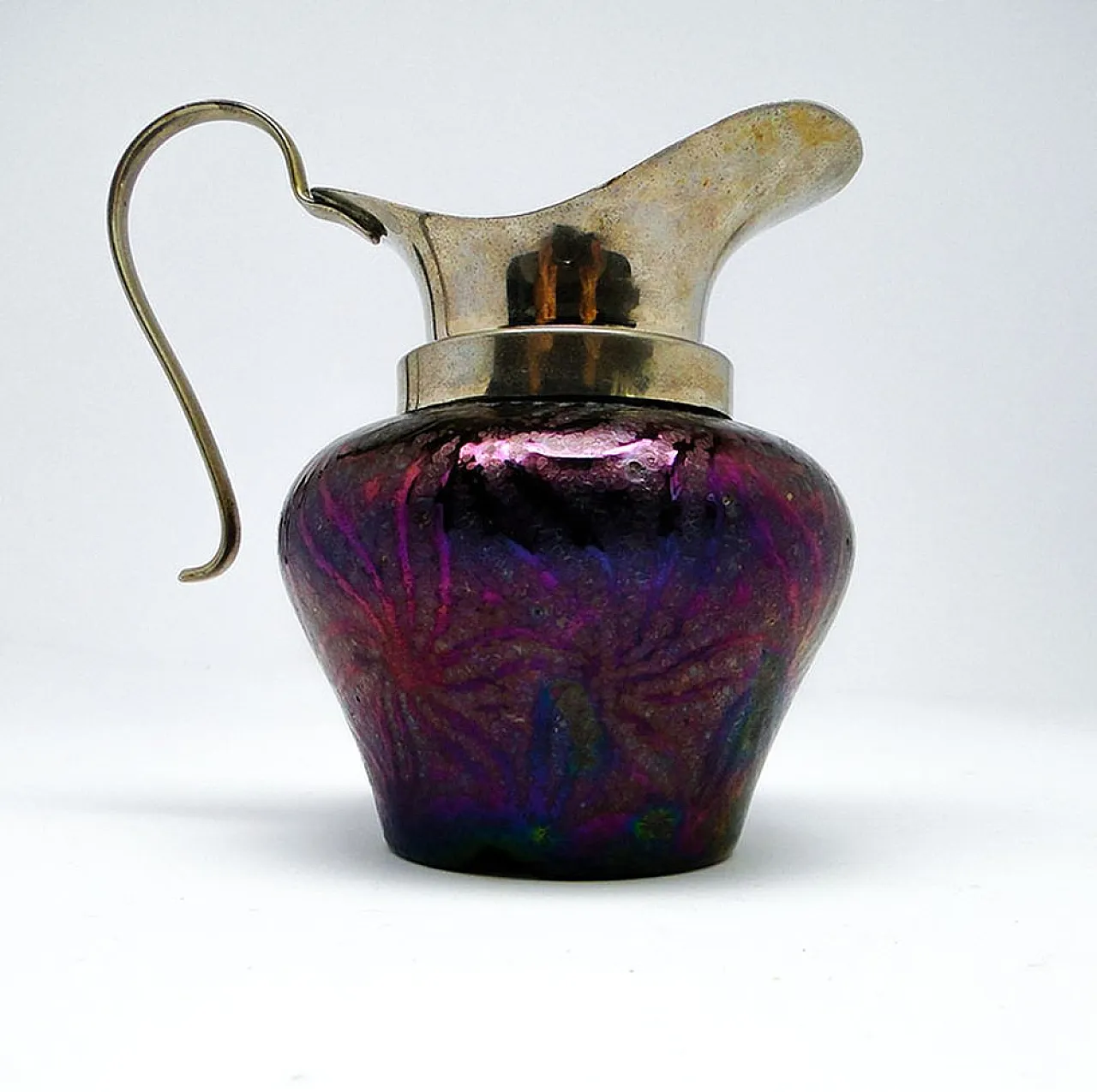 Brocca per il latte in stile Art Nouveau, ex Impero austro-ungarico, primi anni del 1900. 1