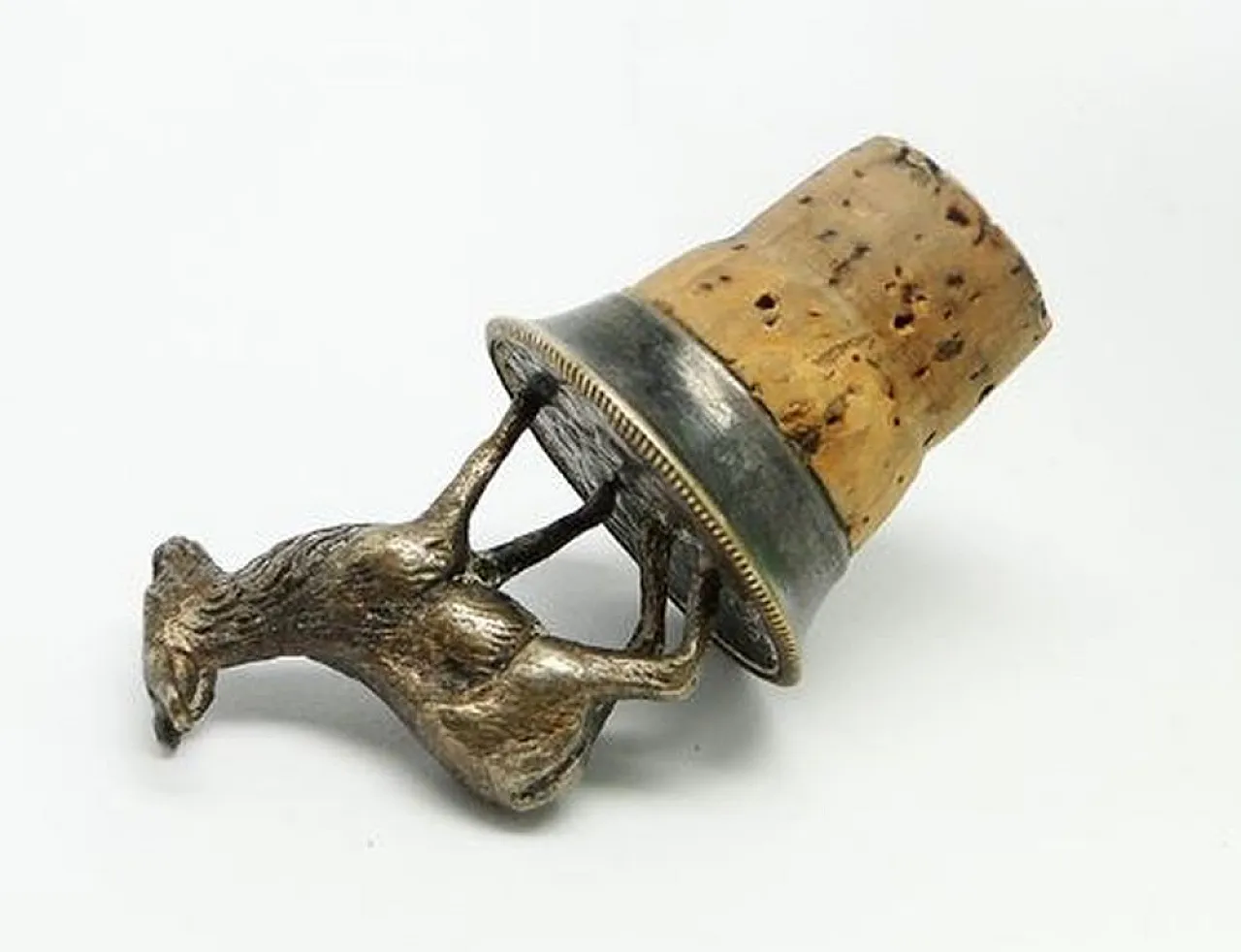 Tappo di sughero figurativo in stile Art Nouveau, primo '900 1