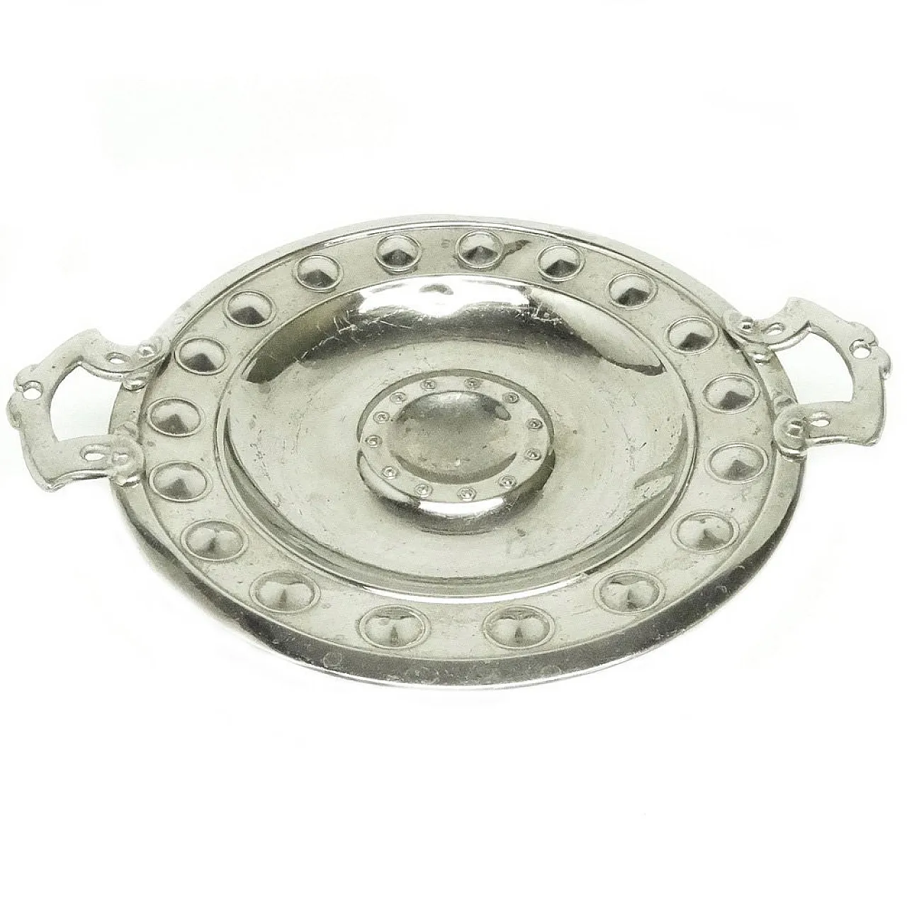 Art Nouveau Fruit Bowl on Stand, Sweden, 1900s 1