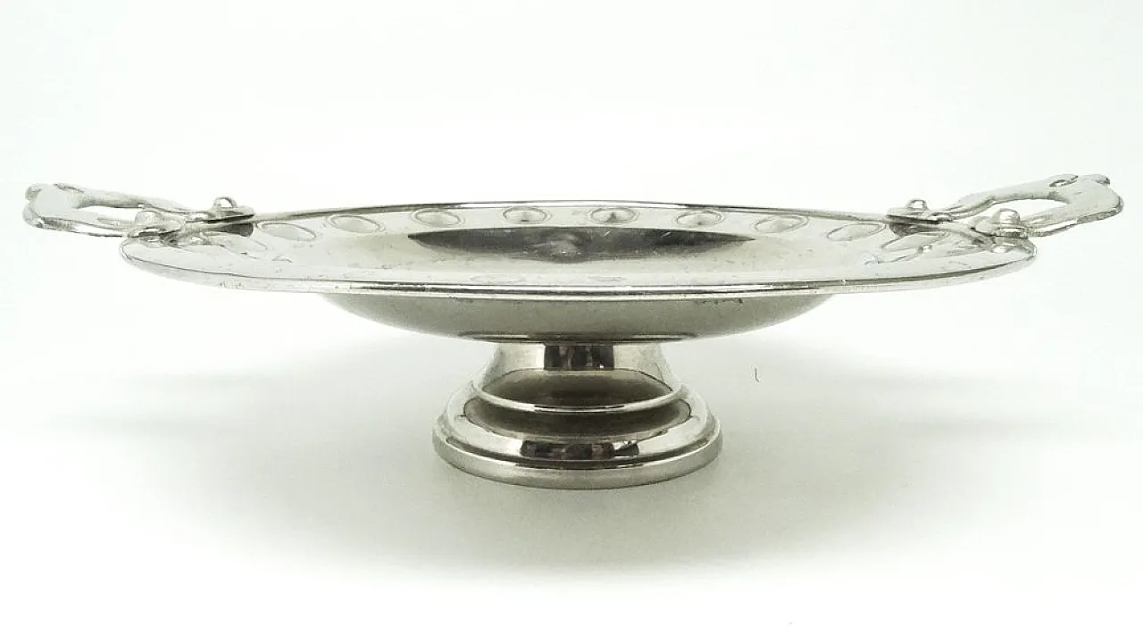 Art Nouveau Fruit Bowl on Stand, Sweden, 1900s 3