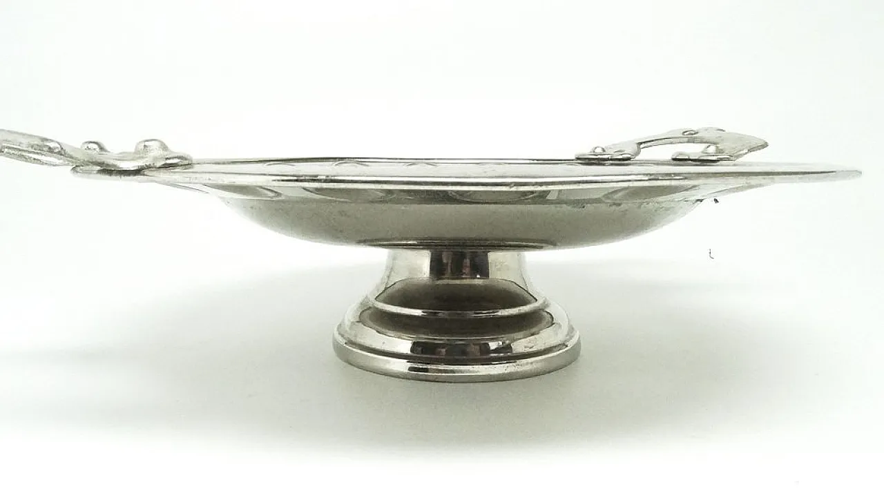 Art Nouveau Fruit Bowl on Stand, Sweden, 1900s 4