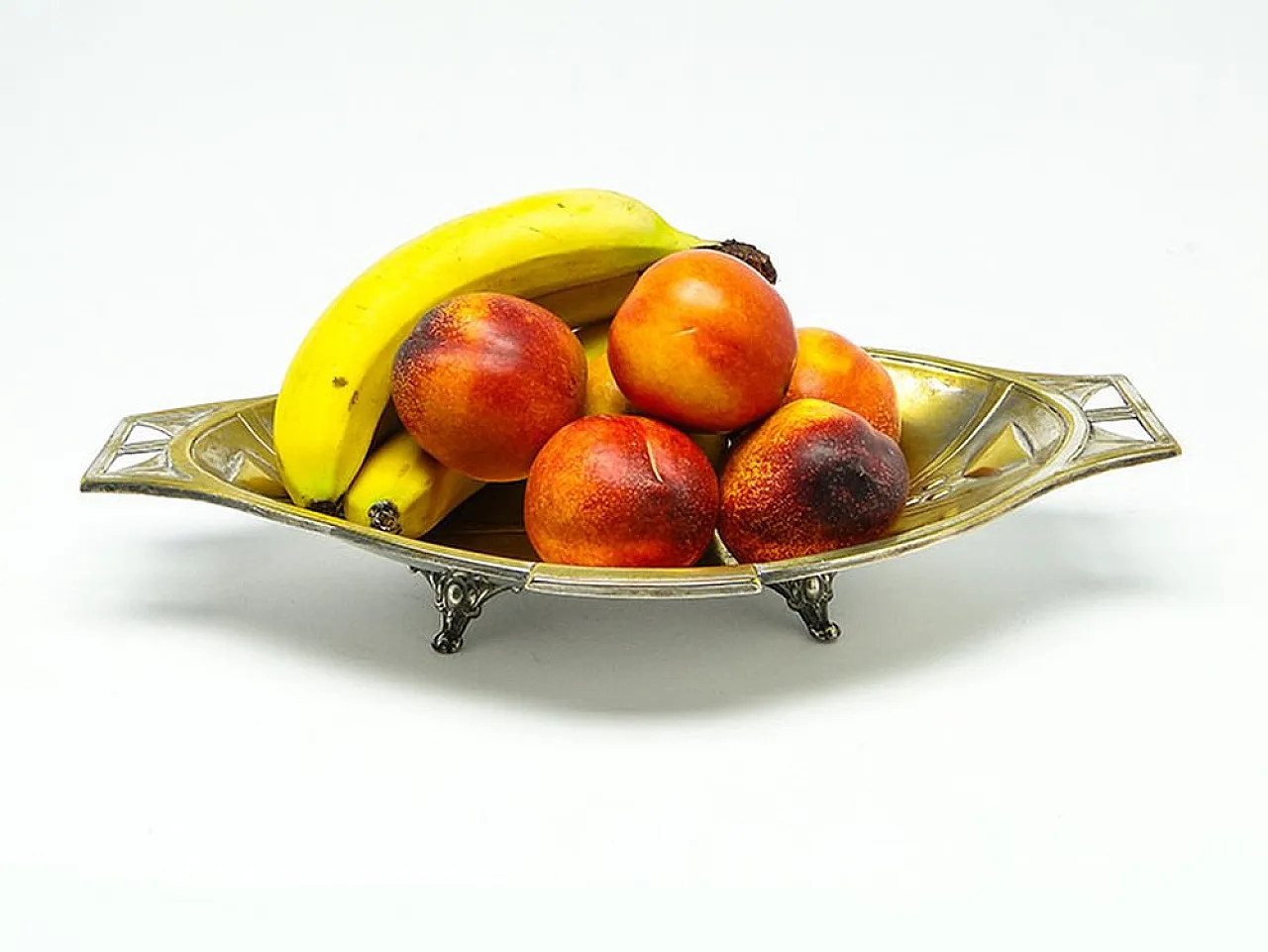Art Nouveau Fruit Bowl on Stand from Fabryka Wolska, Poland, 1900s 2