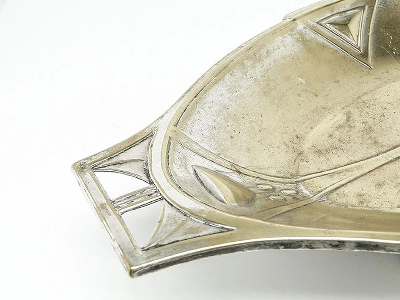 Art Nouveau Fruit Bowl on Stand from Fabryka Wolska, Poland, 1900s 4