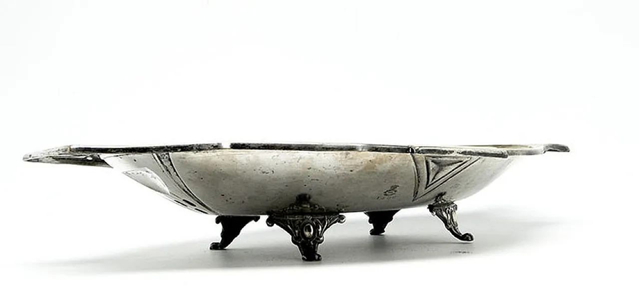 Art Nouveau Fruit Bowl on Stand from Fabryka Wolska, Poland, 1900s 10