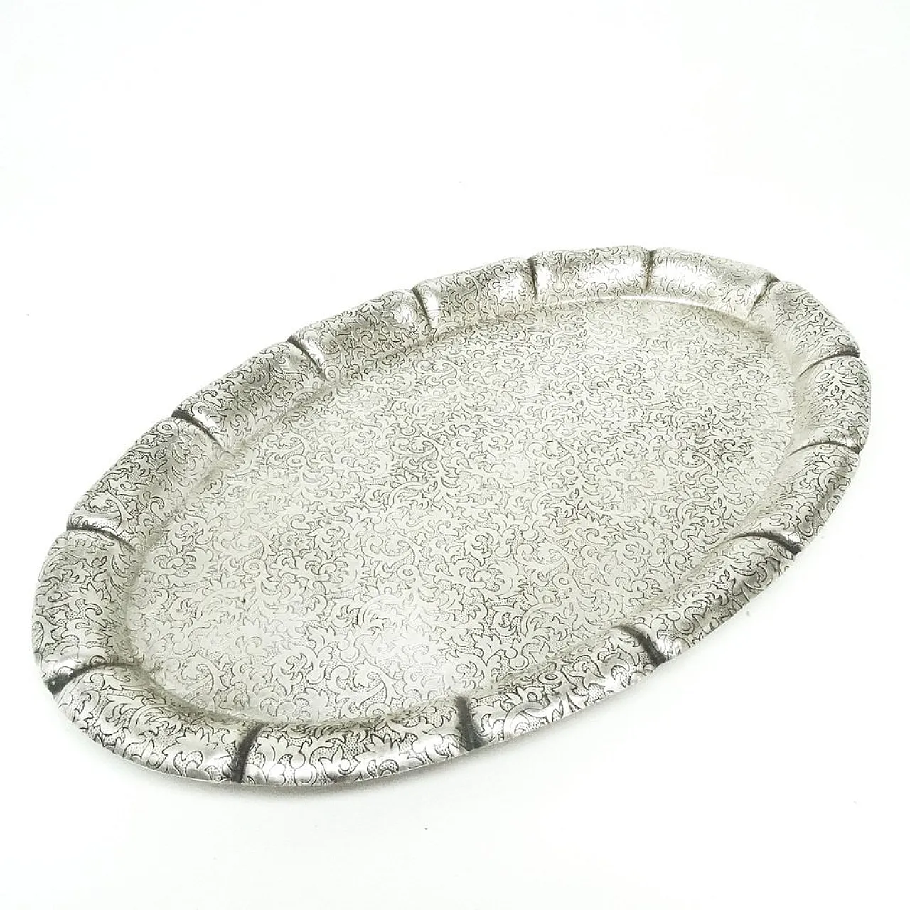 Art Nouveau Guilloched Tray from Sandrik, Austro-Hungarian Empire, 190 1