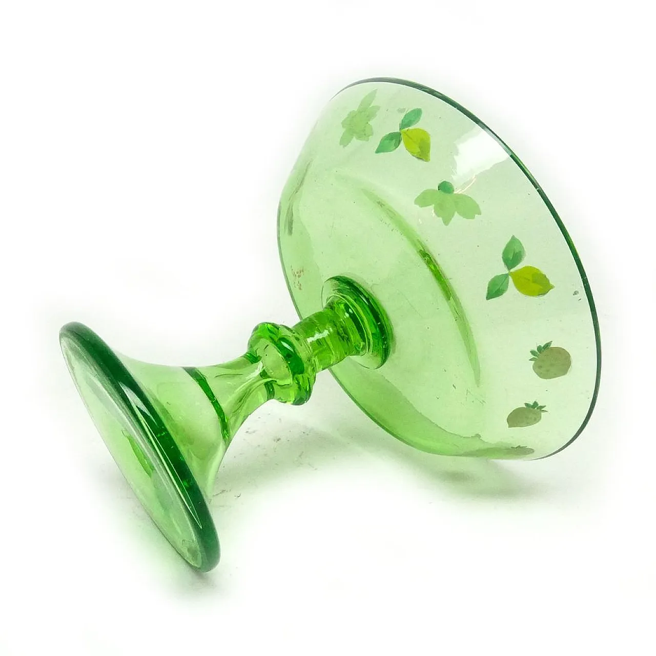 Art Nouveau Uranium Bowl on Stad, Austro-Hungarian Empire, 1900s 2