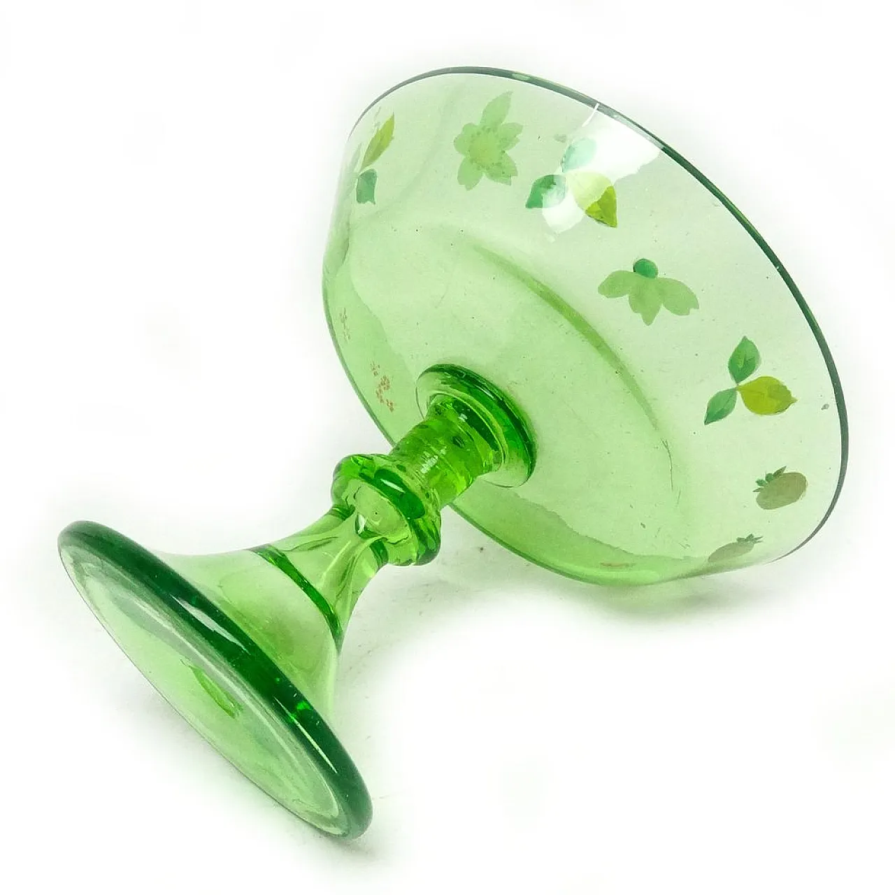 Art Nouveau Uranium Bowl on Stad, Austro-Hungarian Empire, 1900s 3