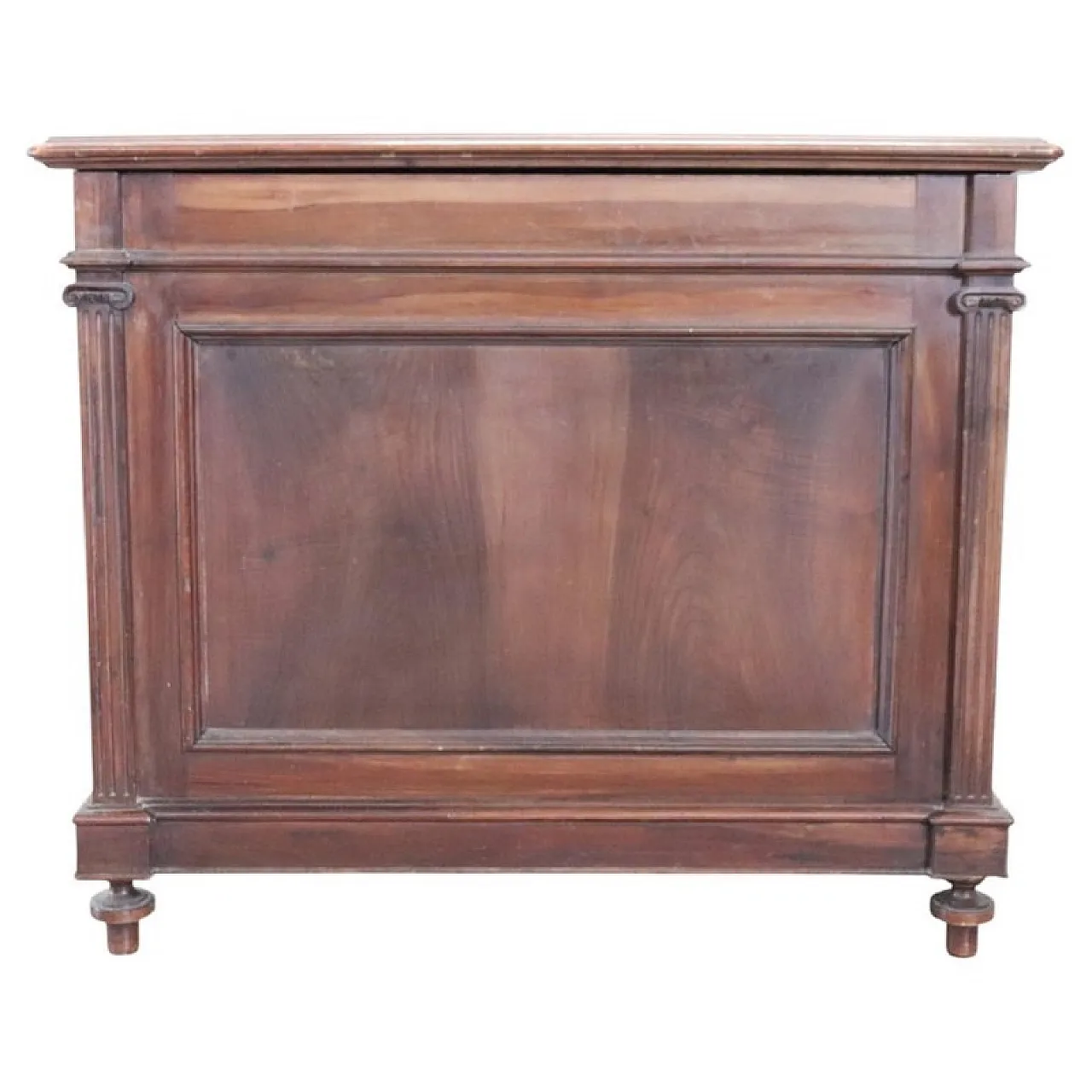 Walnut firewood storage cabinet, 19th century 1