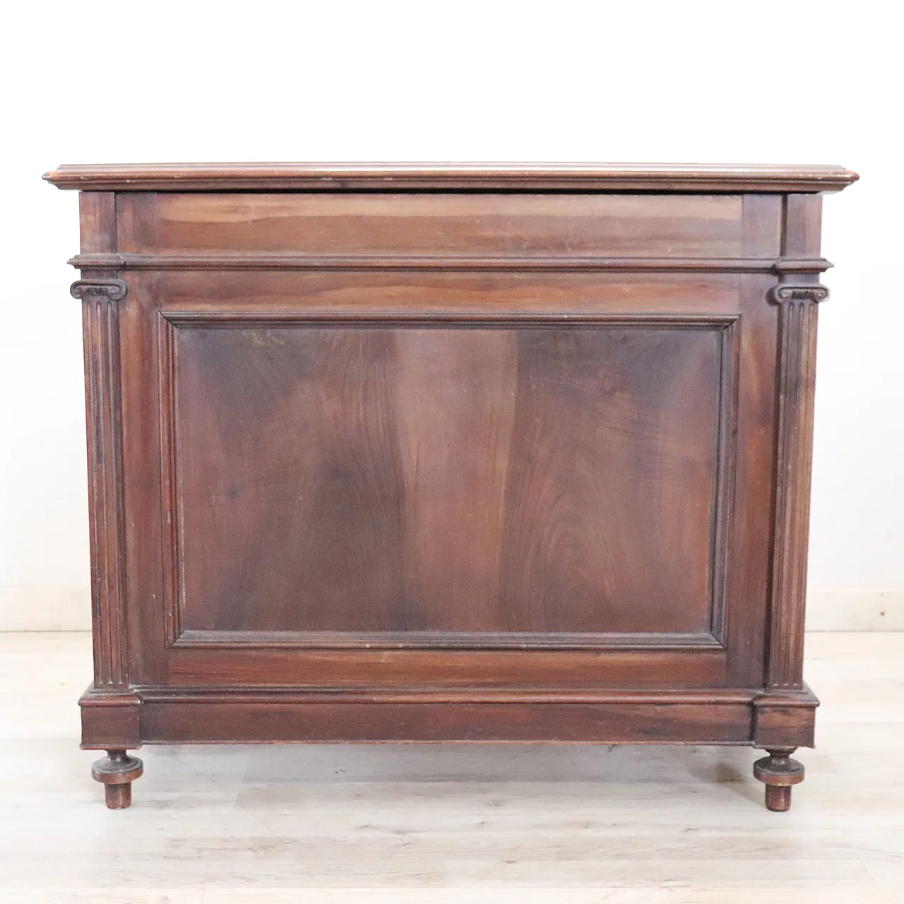 Walnut firewood storage cabinet, 19th century 4