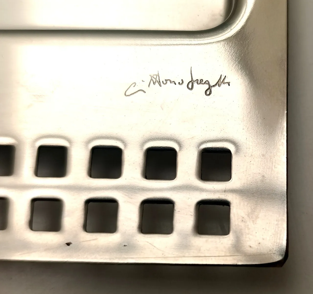Vassoio di Vittorio Gregotti per Cleto Munari, anni '80 3