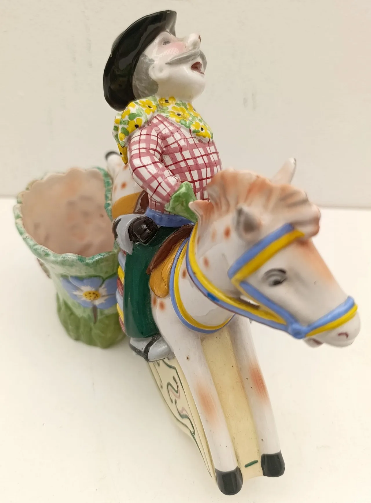 Polychrome ceramic cowboy, Tarcisio Tosin (attributed), 1950s 3