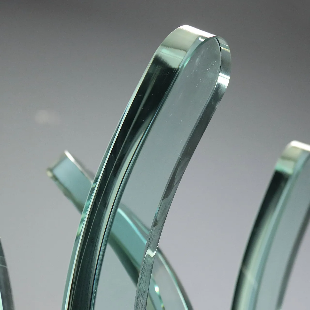 Fiam glass coat rack, 1970s 5
