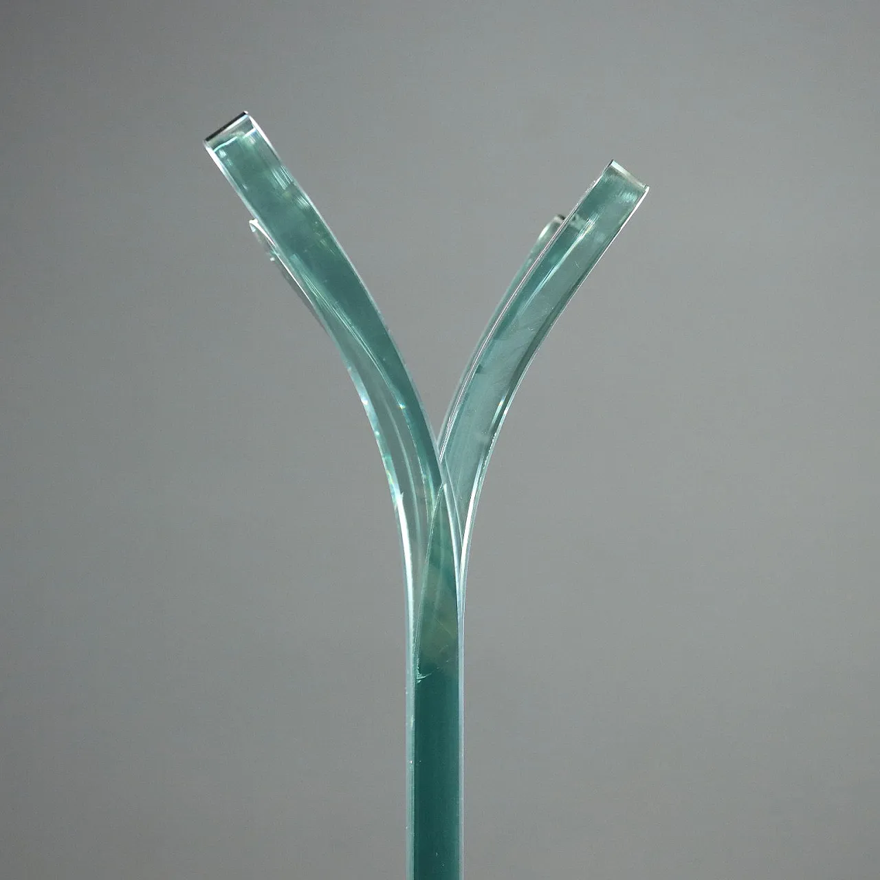 Fiam glass coat rack, 1970s 8