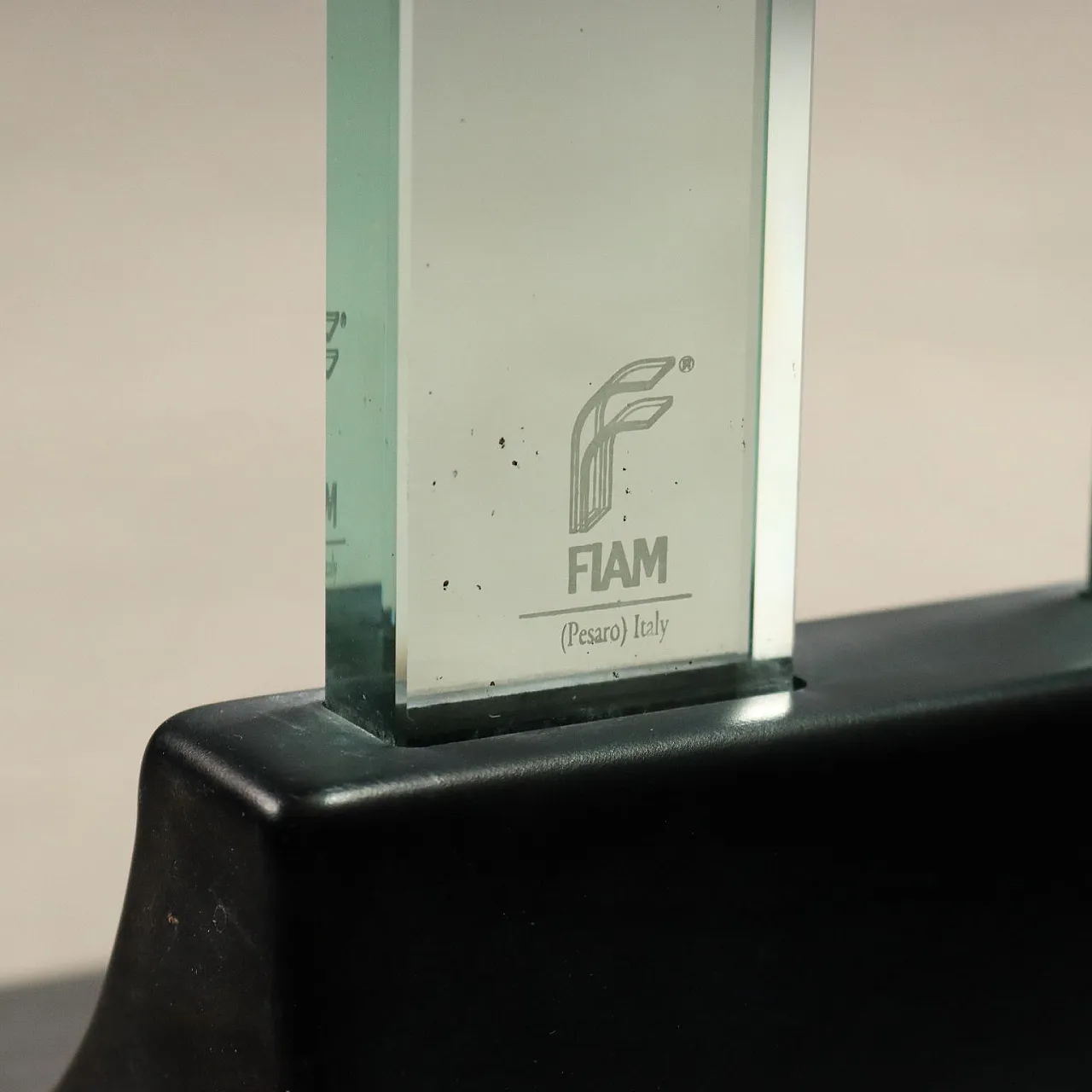 Fiam glass coat rack, 1970s 10