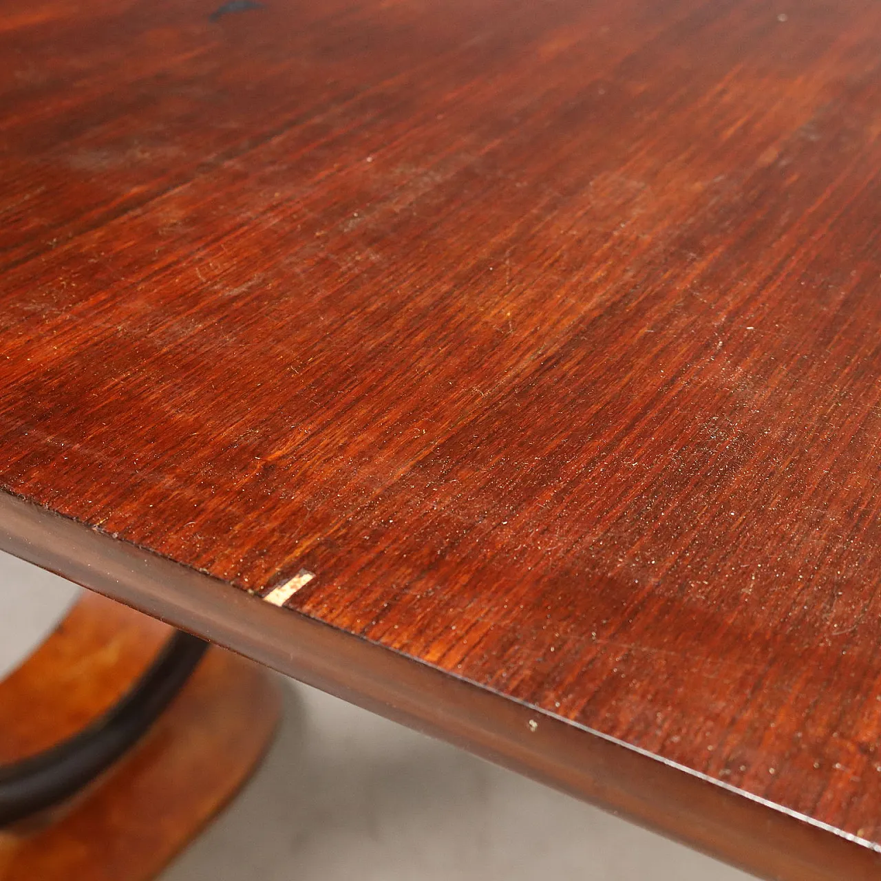 Art Deco table in rosewood and thuja burl, 20h century 10