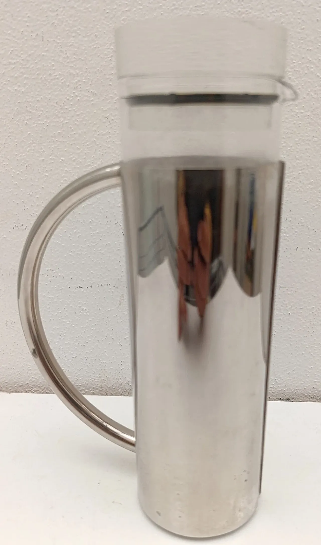 Oliera di Lino Sabattini in metallo argentato e plexiglass, anni '70 3
