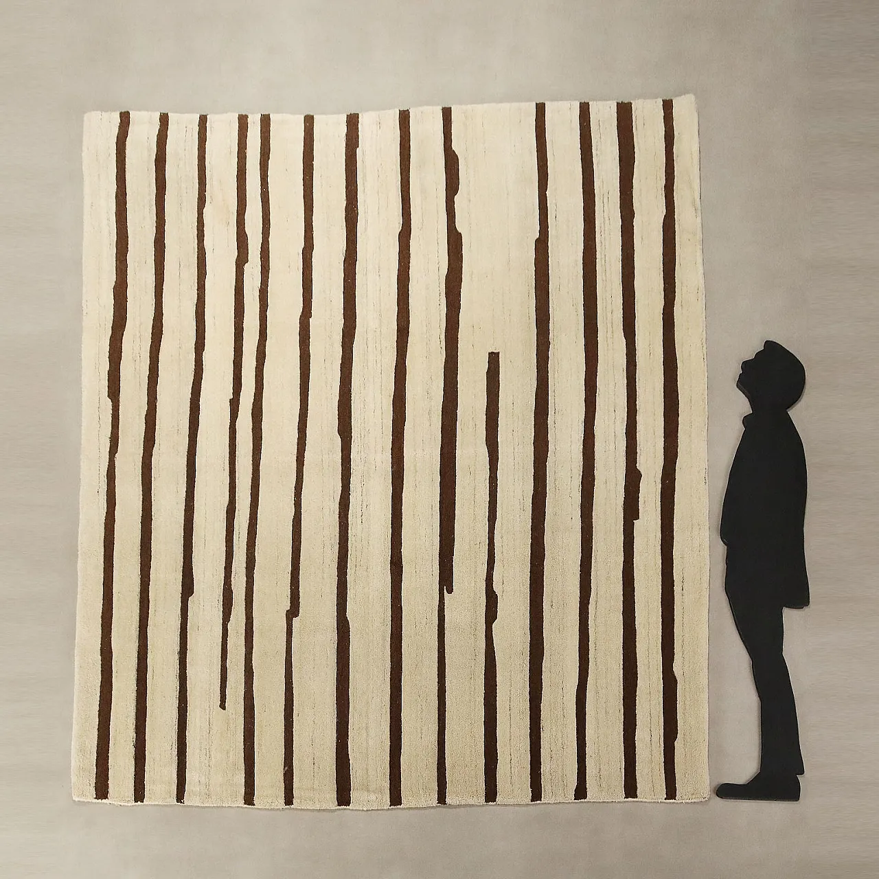 Striped Gabbeh rug, 20th century 3