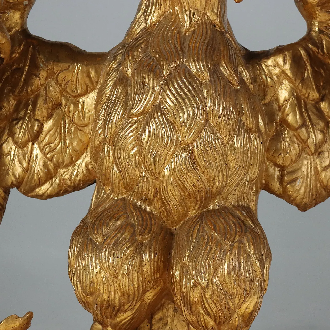 Baroque console in carved and gilded wood, 18th century 7