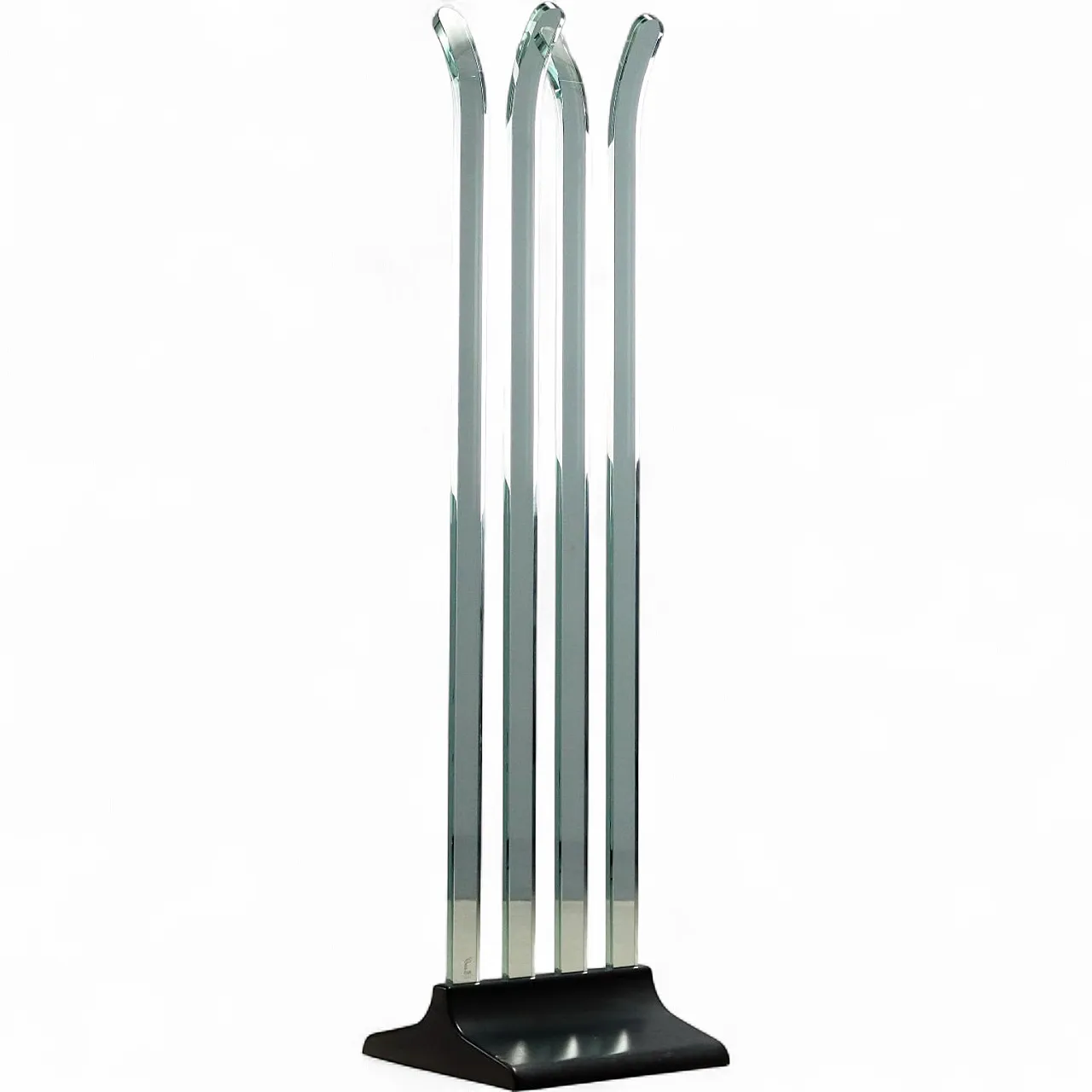 Fiam glass coat rack, 1970s 11