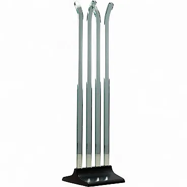 Fiam glass coat rack, 1970s