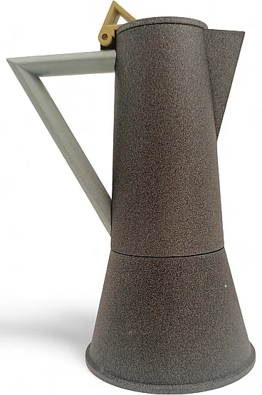 Ettore Sottsass, Moka Pot for Lagostina, Memphis style, 1980s