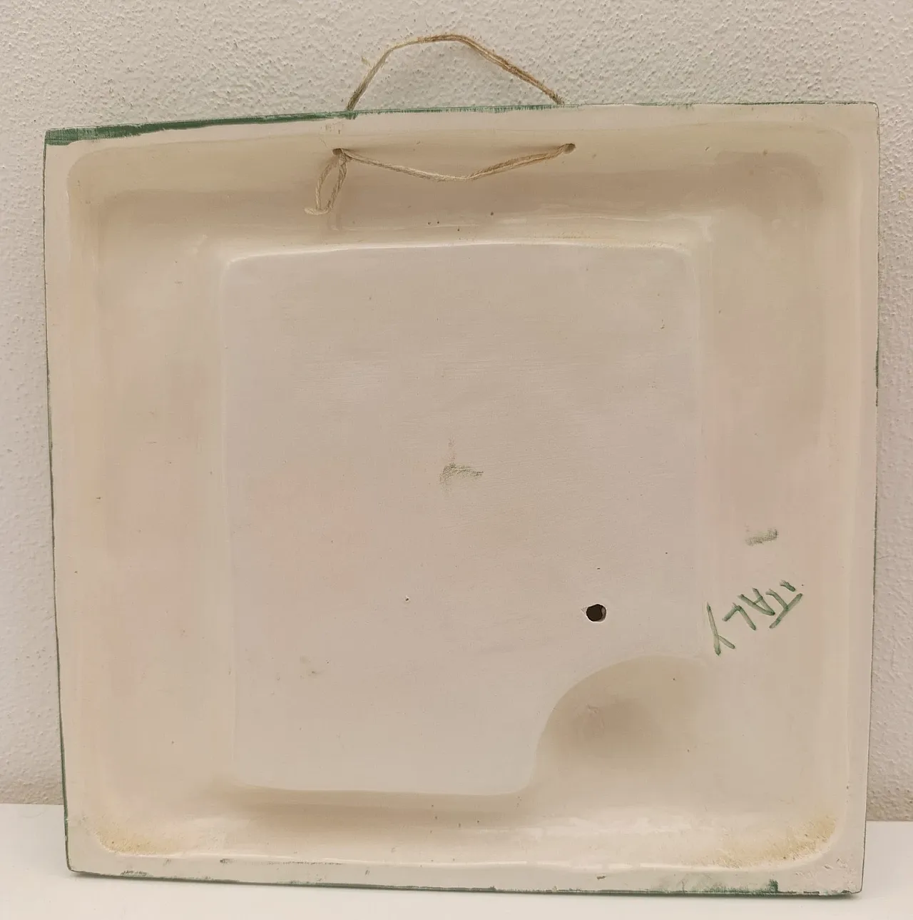 Polychrome ceramic plaque attributed to Tarciso Tosin, 1950s 1