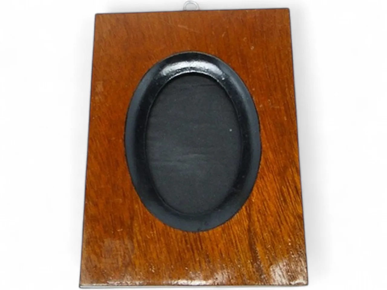 Rectangular wooden photo frame with oval opening, 20th century 6