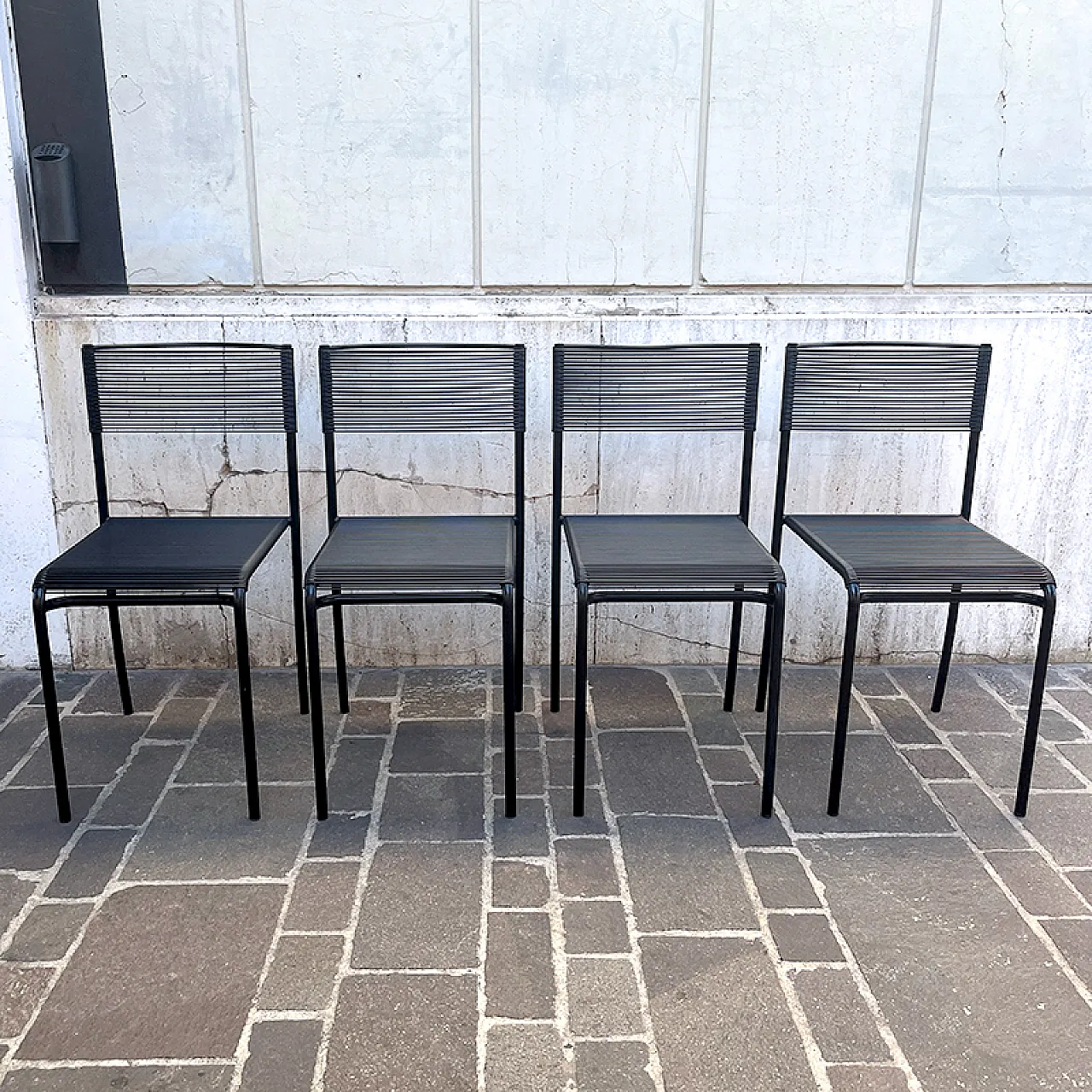 4 Alias Spaghetti Gemini chairs, late 20th century 1