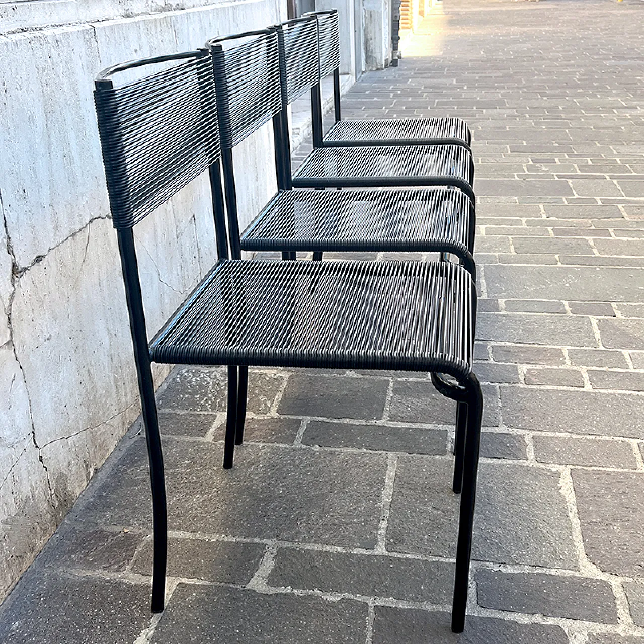 4 Alias Spaghetti Gemini chairs, late 20th century 4