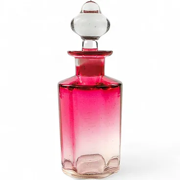 Glass perfume bottle, 20th century