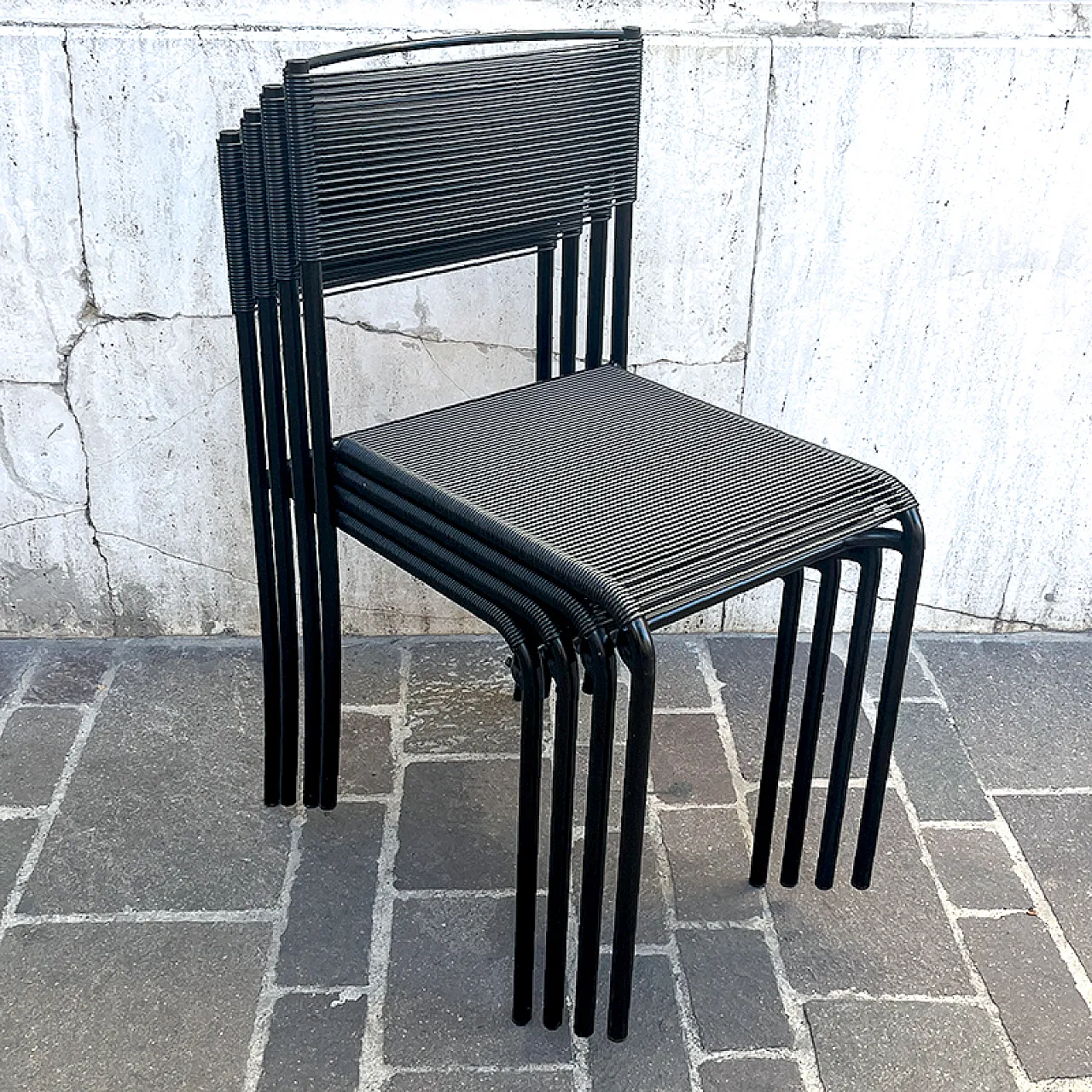 4 Alias Spaghetti Gemini chairs, late 20th century 9