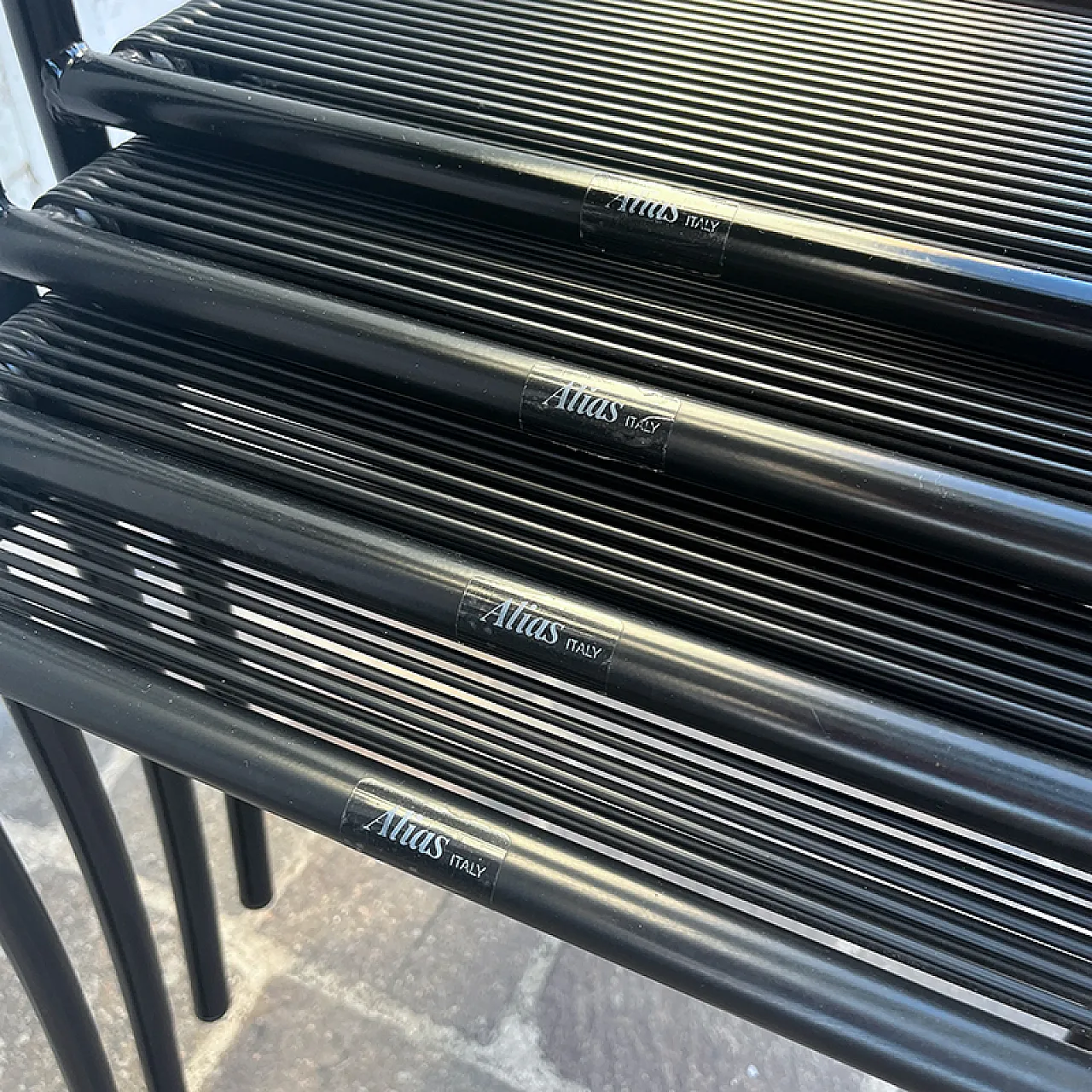 4 Alias Spaghetti Gemini chairs, late 20th century 10