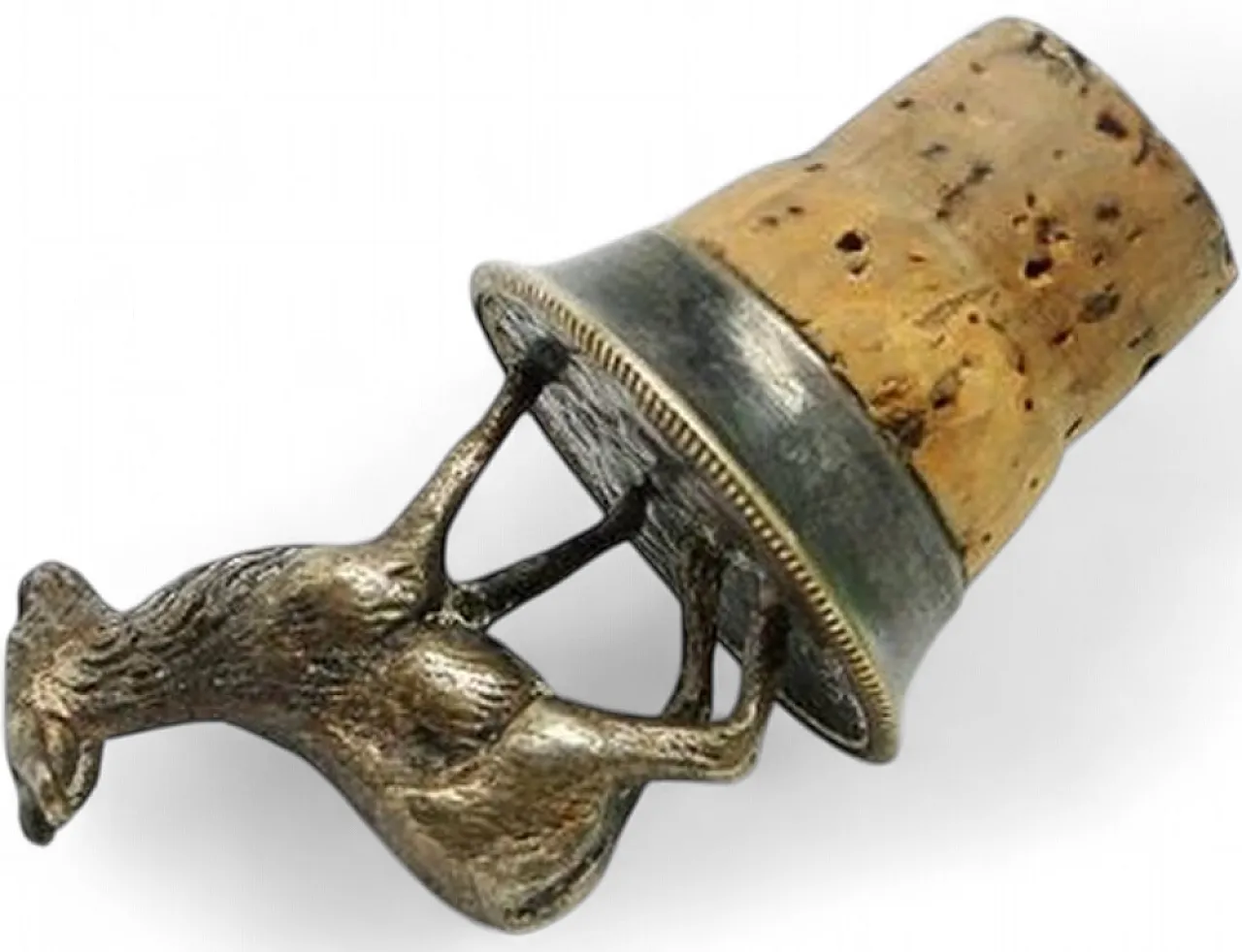 Tappo di sughero figurativo in stile Art Nouveau, primo '900 5