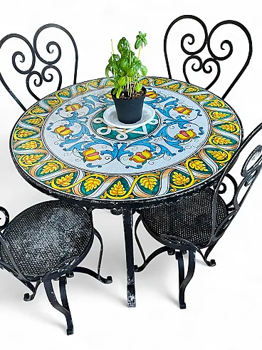 Set Giardino Pietra Lavica Fratantoni 8 Pezzi